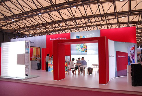 Big Stand built with SEG Popups at SignChina 2017